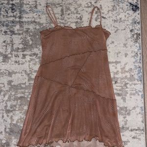 UO Moxie Mesh Mini Slip Dress Urban Outfitters